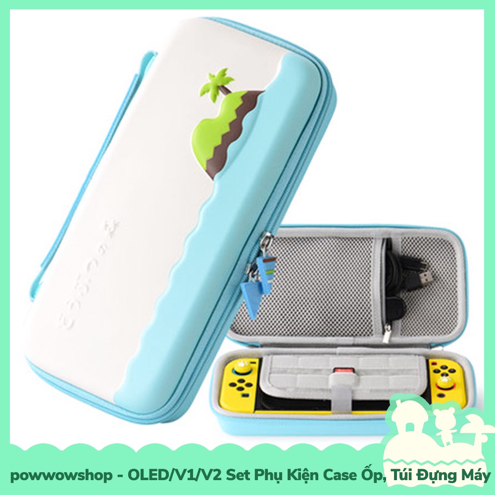 OLED/V1/V2 Set Phụ Kiện Case Ốp, Túi Đựng Máy, Case Dock Cho Nintendo Switch WP Animal Crossing