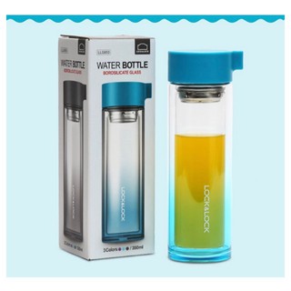 Bình Nước Thủy Tinh Lock&Lock Crystal LLG653 (350ml) - Xanh