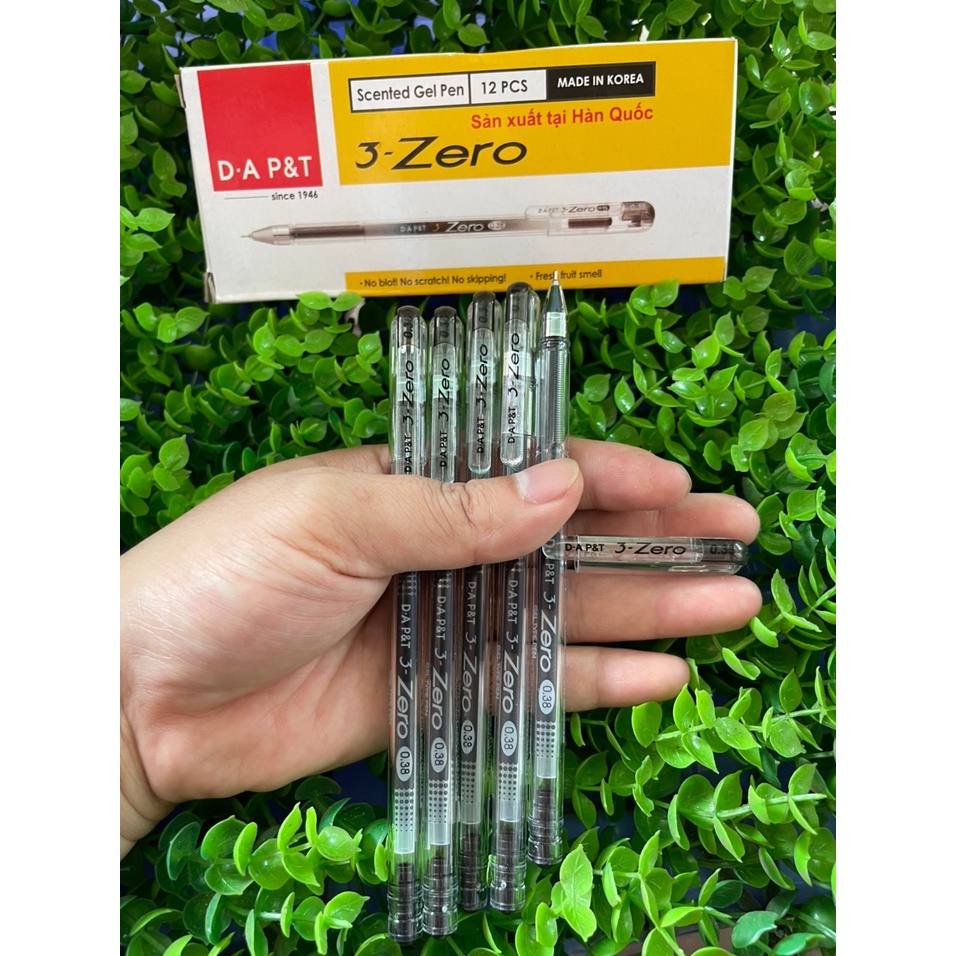 Bút Zero - Bút bi gel Zero Xanh Đen Đỏ Tím không lem, khô mực nhanh
