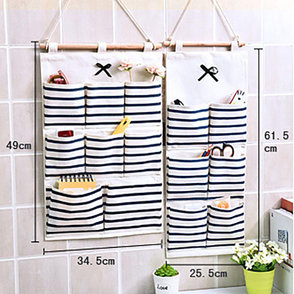 Túi Treo Tường Đựng Đồ Lót 6 / 8 Ngăn Tiện Dụng