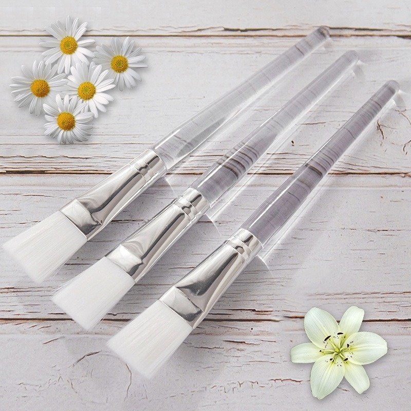 Cọ Đắp Mặt Nạ Đầu Cọ Mềm Trong Suốt