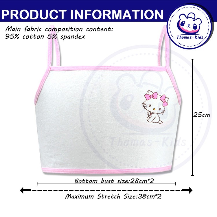Bra cotton mềm mại cho bé gái B206