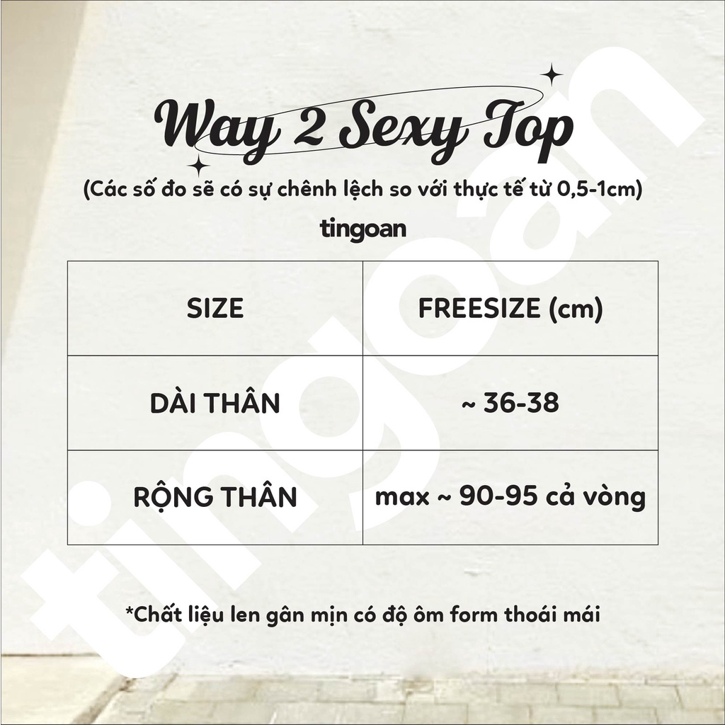 Áo len cardigan croptop tặng kèm quây len trắng WAY 2 SEXY CARIGAN/WH tingoan