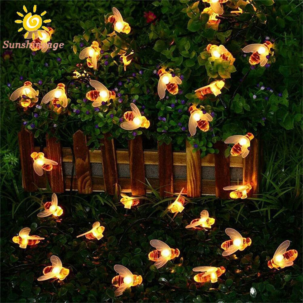 Light string 3 Meter Garden Path Lamp Outdoor Halloween Party Christmas 20 LED Decoration Copper Wire Festival