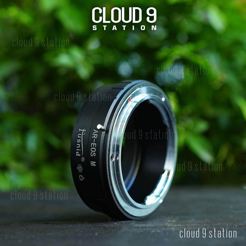 Ngàm chuyển AR-EOSM cho ống kính MF - ngàm Konica AR sang máy ảnh Canon EOS M ( hãng FUSNID )