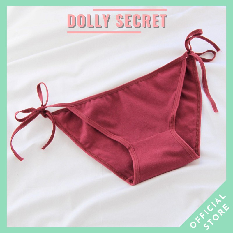 Quần lót buộc dây nơ sườn phong cách sexy gợi cảm cho nữ DOLLY SECRET QL021