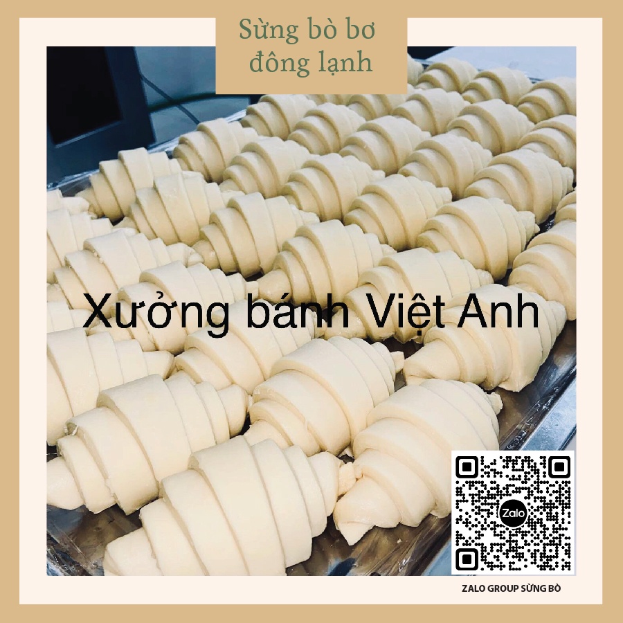 🥐 Bánh sừng bò tươi cấp đông, Frozen croissant - Le Gâteau