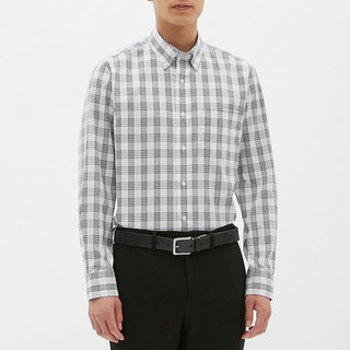 HOT Áo sơmi nam tay ngắn Stand Collar Striped màu xanh navy