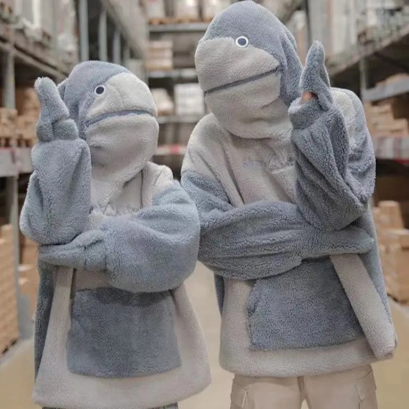 [HÀNG ODER] RẺ VÔ ĐỊCH - ÁO HOODIE CÁ MẬP NAM NỮ CHẤT LIỆU LÔNG CỪU CAO CẤP | BigBuy360 - bigbuy360.vn