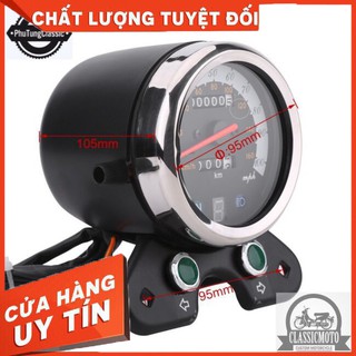 Đồng Hồ độ đo km classic loại lớn có kèm báo số cao cấp