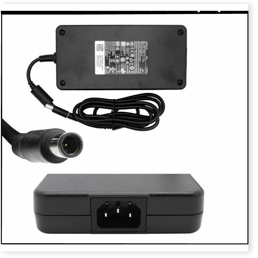 Adapter Sạc Laptop Dell 240w thân dẹt 19.5V -12.3A ZIN bóc máy Dùng cho M6700 M6400 M6800 Tặng dây n
