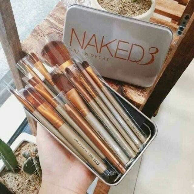 Bộ Cọ 12 Cây Naked3 Thái Lan hàng có sẵn như hình