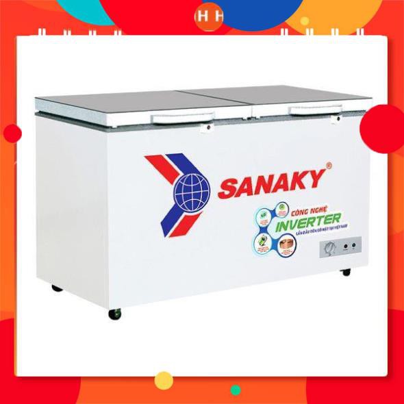 [ FREE SHIP KHU VỰC HÀ NỘI ] Tủ đông Sanaky Inverter VH-VH-4099A4K mặt kính cường lực  - Bmart247 24h