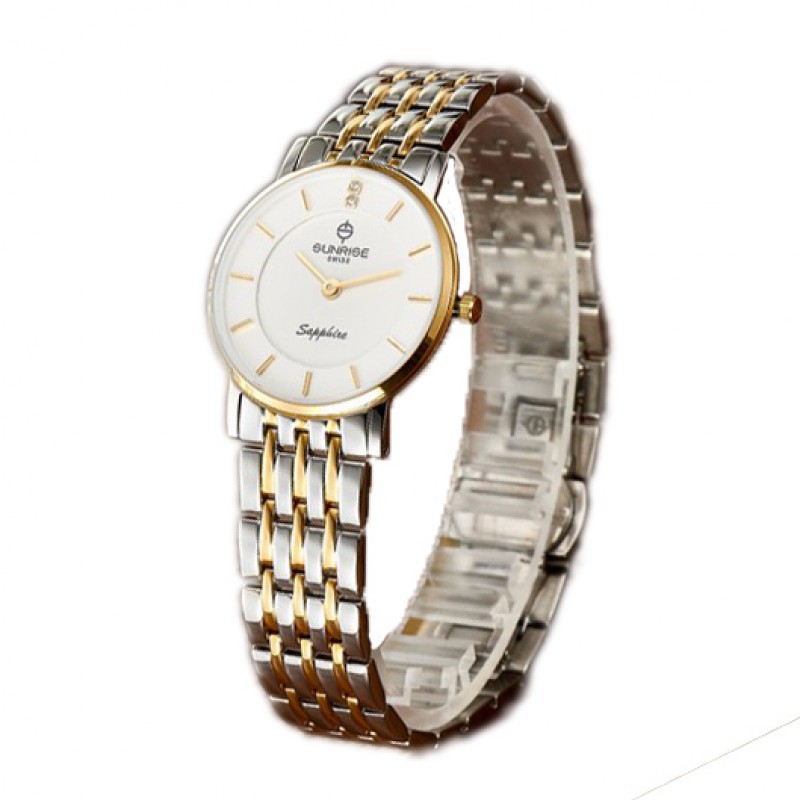 Đồng hồ Sunrise Nam Nữ chính hãng 737SWC.SG.T - kính saphire chống trầy - chống nước