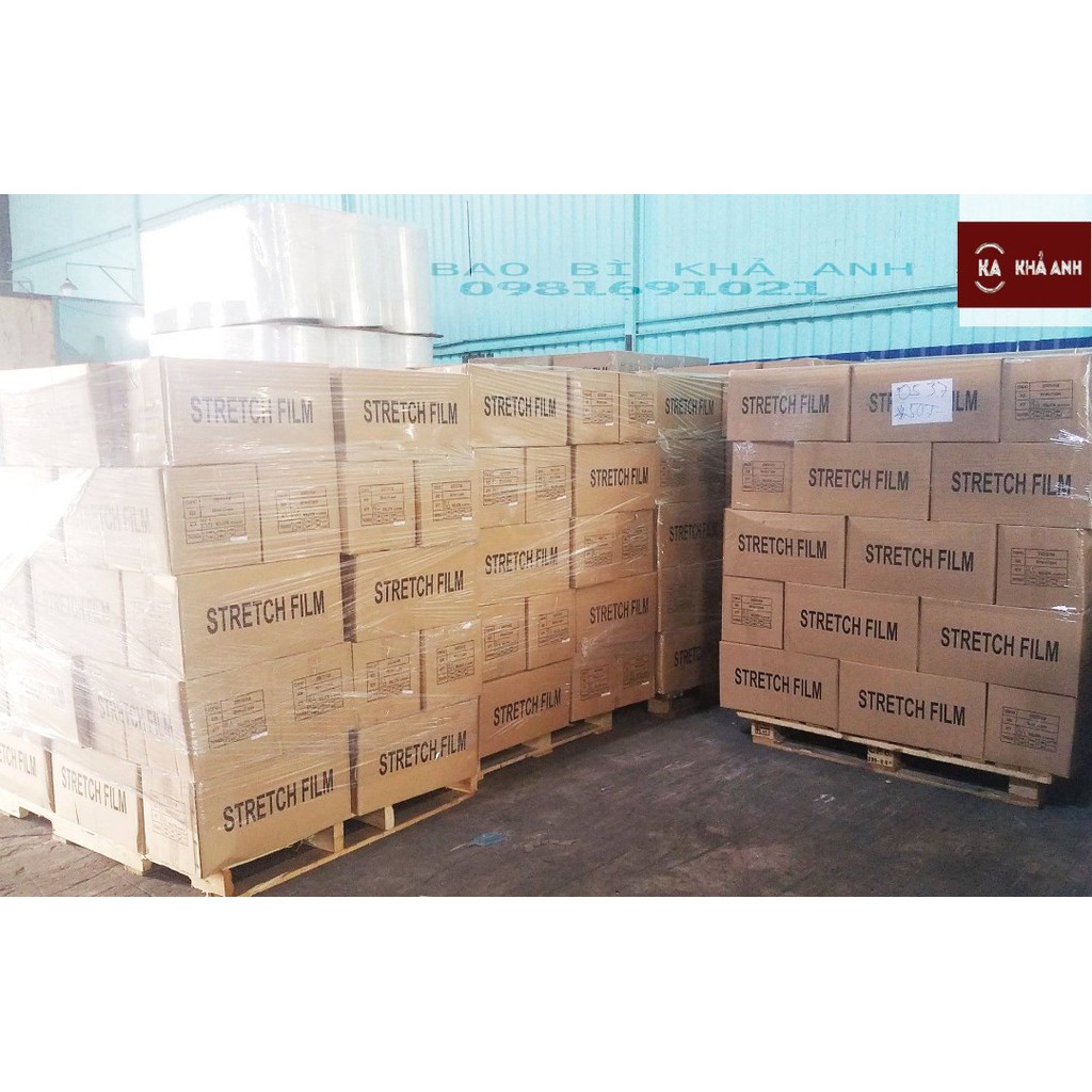 Màng PE giá rẻ ⚡️Màng quấn pallet ⚡️Màng Chít khổ 50cm Bọc hàng hóa  chống bụi Nặng 2,4kg công nghiệp -  BAO BÌ KHẢ ANH