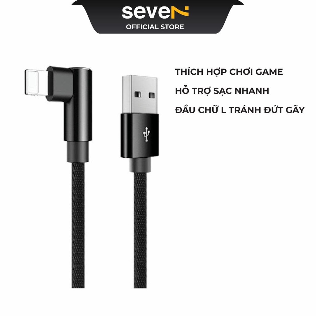 Dây Cáp Sạc Chữ L Usb sang Lightning cho Iphone dài 1M