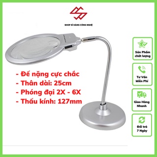 Kính lúp để bàn đế tròn ( SIÊU NÉT, ĐẾ CHẮC CHẮN )
