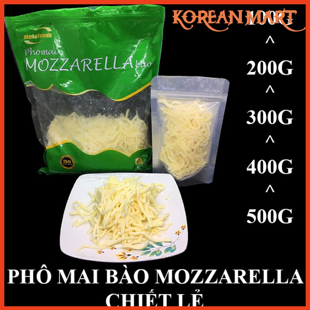 PHÔ MAI BÀO SỢI MOZZARELLA LÀM PIZZA, HOTDOG