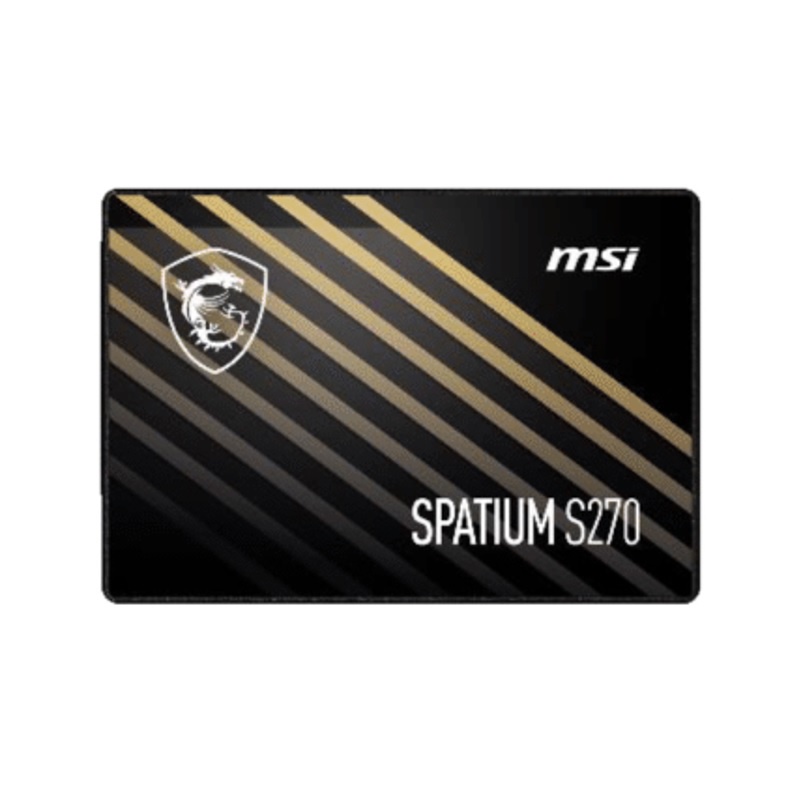 SSD MSI SPATIUM S270 120GB/240G 2.5 inch Sata 3 (Read/Write 500/360 MB/s, 3D Nand) - Chính hãng