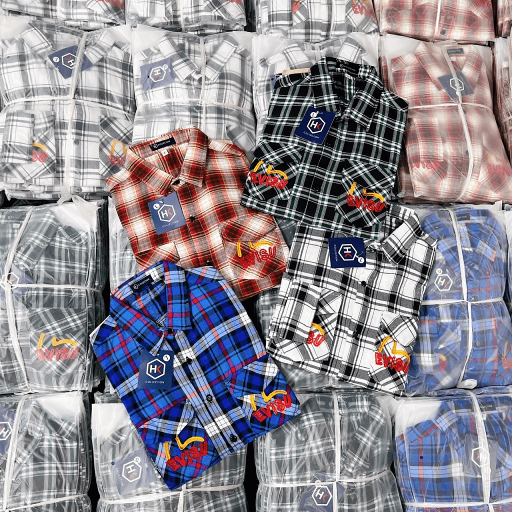 (HCM) ÁO SƠ MI NAM CARO TAY DÀI THỜI TRANG NAM PHONG CÁCH LUXURY - BOY PHỐ , DÂN TỔ BẮC NAM KME FASHION