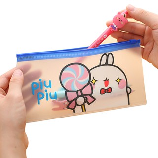 Túi zip đựng đồ thỏ trắng chibi nhiều kích cỡ T6S29.21-2019