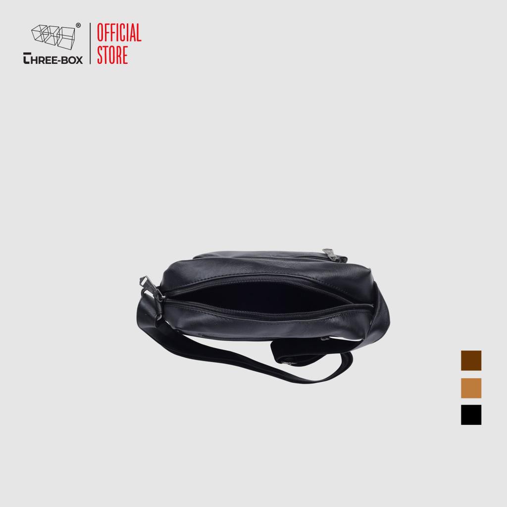[Mã FASHIONMALLT4 giảm 15% tối đa 30K đơn 150k] Túi đeo chéo Three-Box chính hãng | MS6371