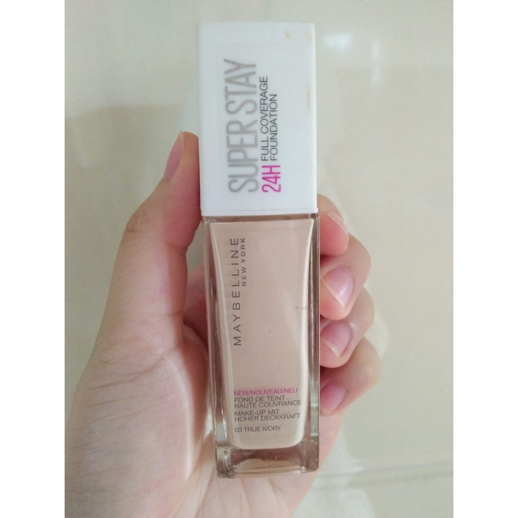 Kem Nền Lâu Trôi Superstay Long Lasting Full Coverage Foundation Maybelline New York 30ml (nắp trắng)