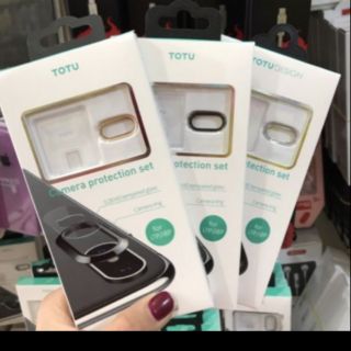 Bộ Viền Chụp & Kính Cường Lực Camera Chính Hãng TOTU Iphone 7 plus/8 plus