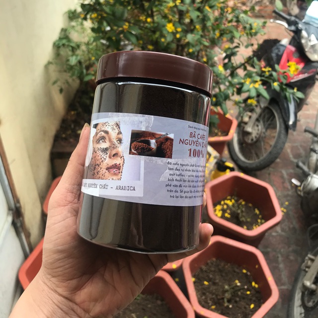 Bã Cafe Nguyên Chất | Hũ 750ml | Handmade - 100% Nguyên Chất
