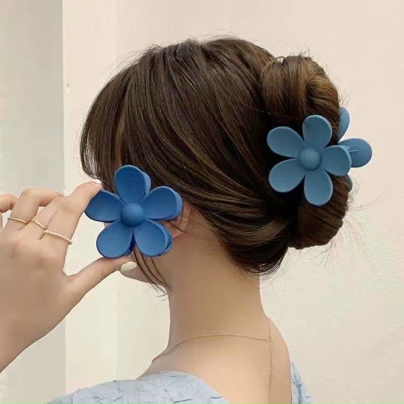 SÉT 8 CHIẾC KẸP TÓC HÀN MÀU XANH