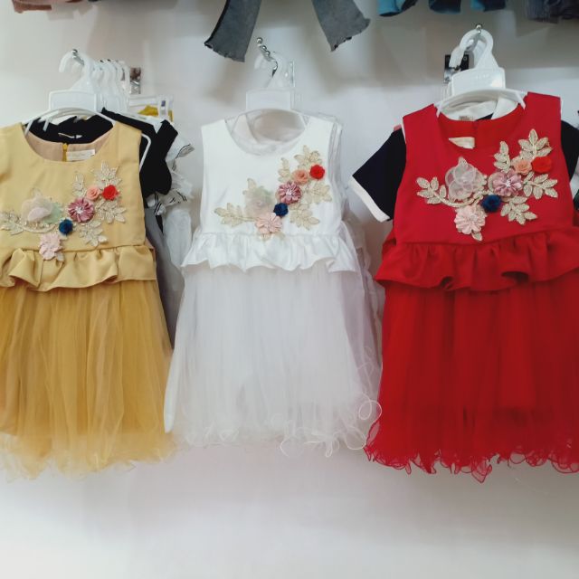 Combo 2 đầm công chúa màu đỏ