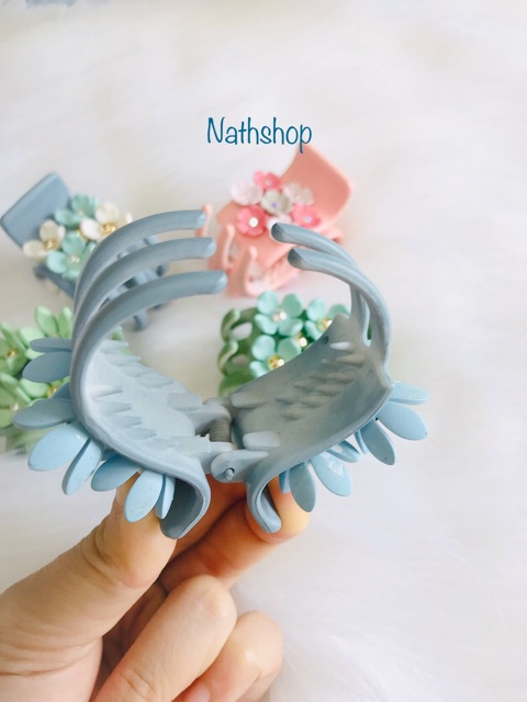 Kẹp càng cua bông hoa Handmade 5 răng