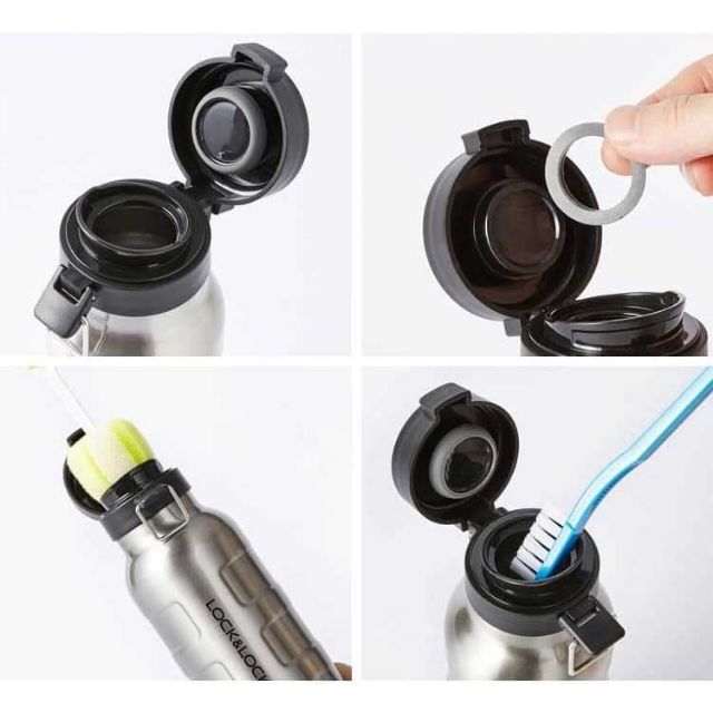 Bình giữ nhiệt thép không gỉ 650ml Bumper Bottle Lock&Lock