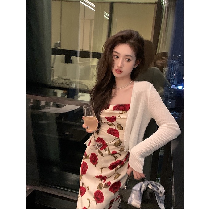 Áo cardigan Dệt Kim Chống Nắng Phong Cách Thời Trang Hàn Quốc