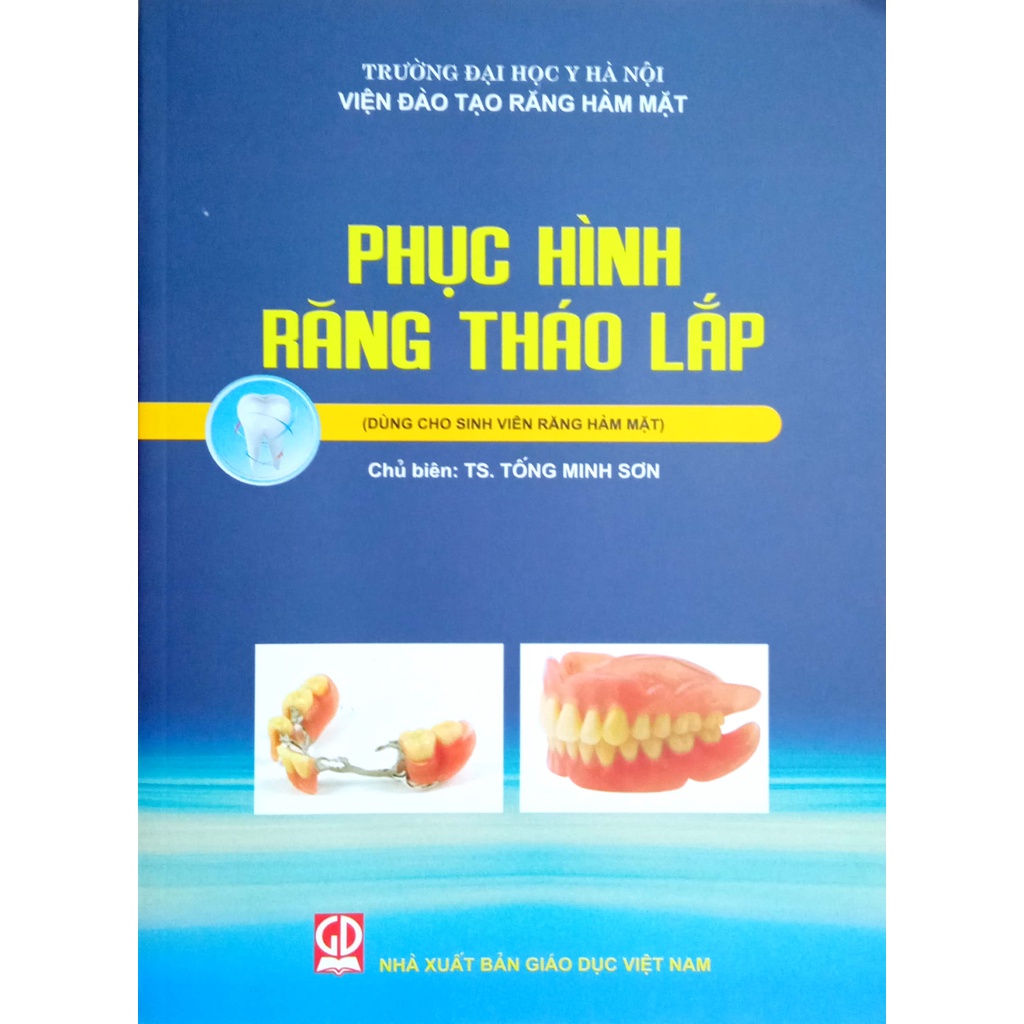 Sách - Phục Hình Răng Tháo Lắp (Dùng cho Sinh viên Răng Hàm Mặt)