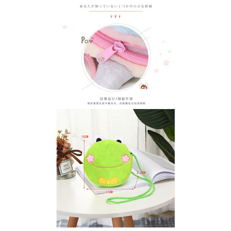 Túi đeo chéo hình kỳ lân dễ thương cho bé gái