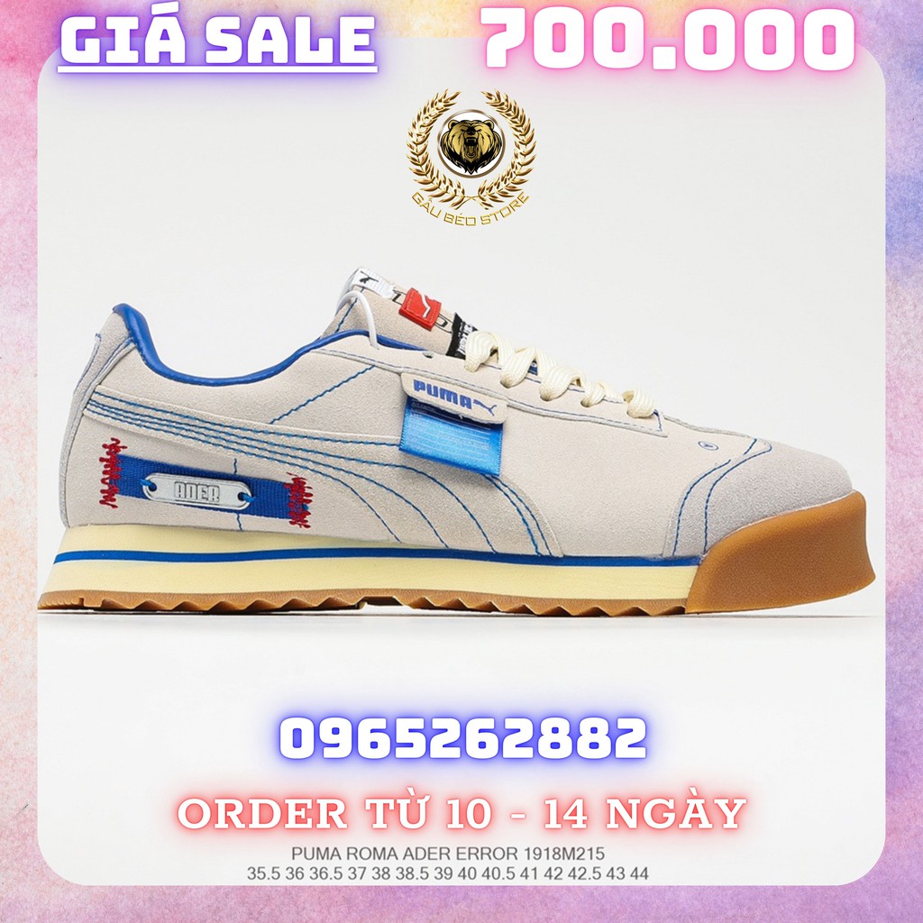 Order 1-2 Tuần + Freeship Giày Outlet Store Sneaker _PUMA x Roma ADER ERROR MSP: 1918M2151 gaubeaostore.shop