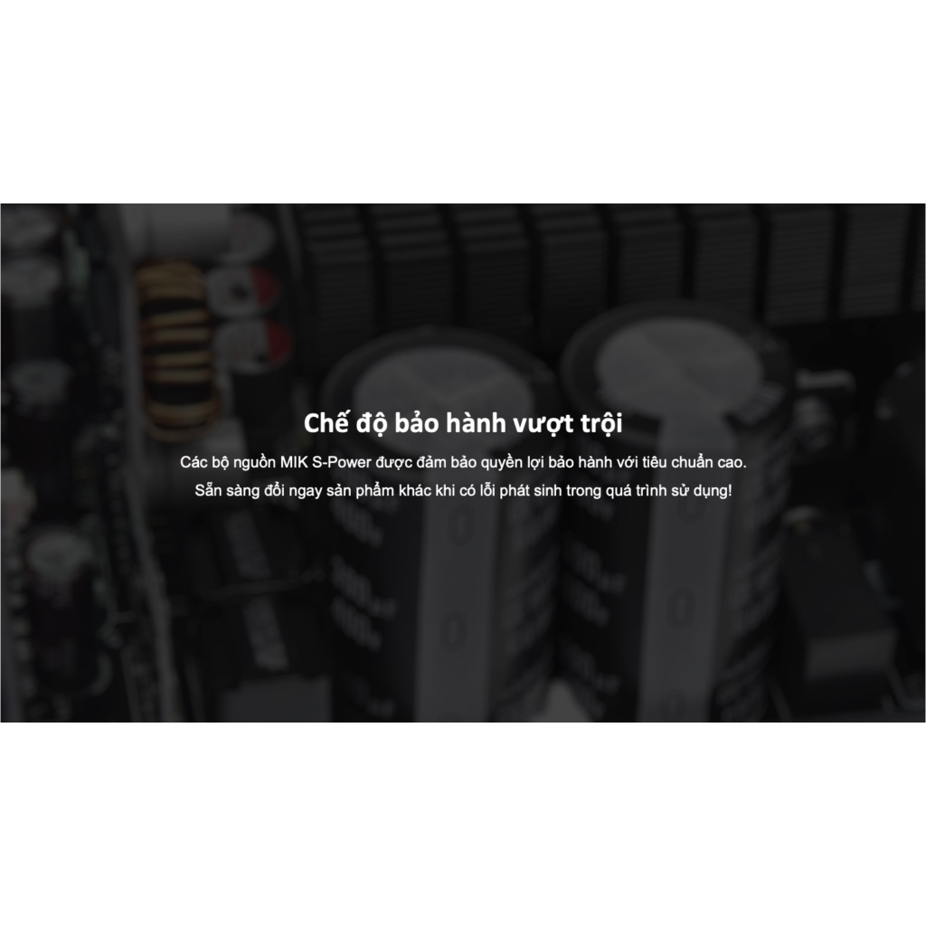 Nguồn máy tính MIK SPower 500W - MIK SPower PSU 500W - Hàng chính hãng