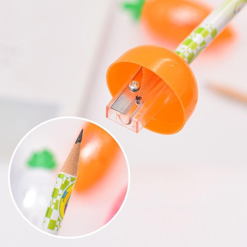 Gọt bút chì hình củ cà rốt bằng nhựa lưỡi sắc (GBC04)