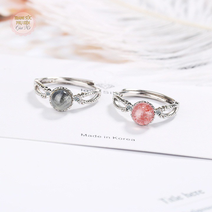 Nhẫn thời trang style Hàn bạc ý S925, cực xinh - N39