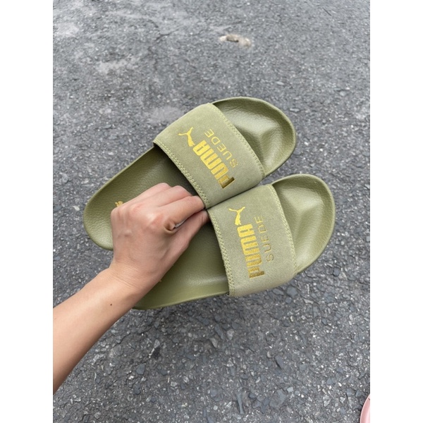 Dép Puma Quai Da lộn Nhiều Màu