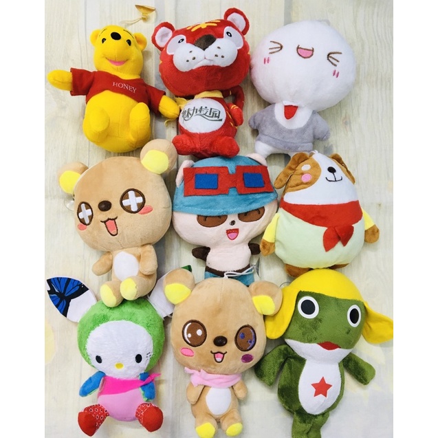 MR)Gấu bông móc hít 18-25cm