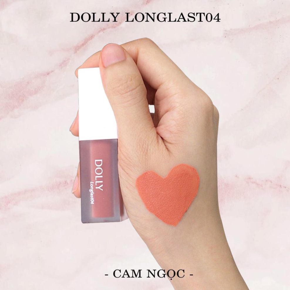 [Cam Ngọc] - Son Kem Lì Dolly Không Chì Hữu Cơ Màu Cam Ngọc Tách Set | BigBuy360 - bigbuy360.vn