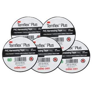 BĂNG KEO ĐIỆN PVC TEMFLEX PLUS 3M (18mm X 9M)