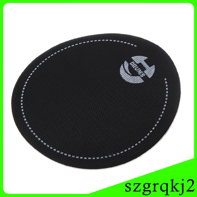 Set 2 Miếng Vá Bàn Đạp Đơn Màu Đen Thay Thế Cho Trống Bass Kick Drum