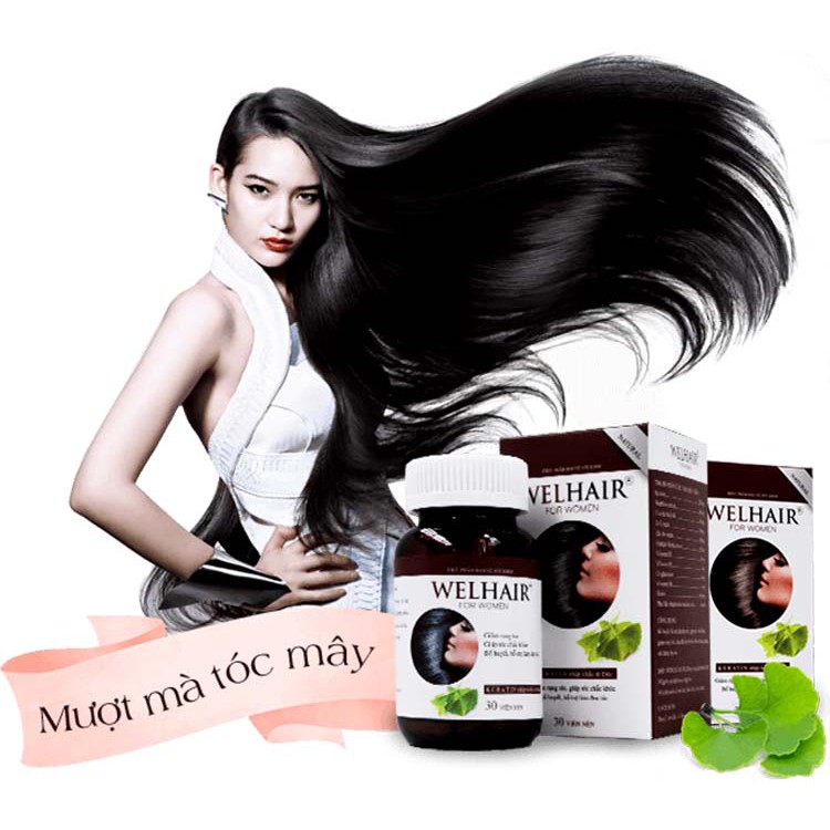 Viên Uống Và Serum Ngăn Rụng, Nuôi Dưỡng Tóc Cho Nam Nữ Welhair for Women, Men 30 viên - 100ml | BigBuy360 - bigbuy360.vn