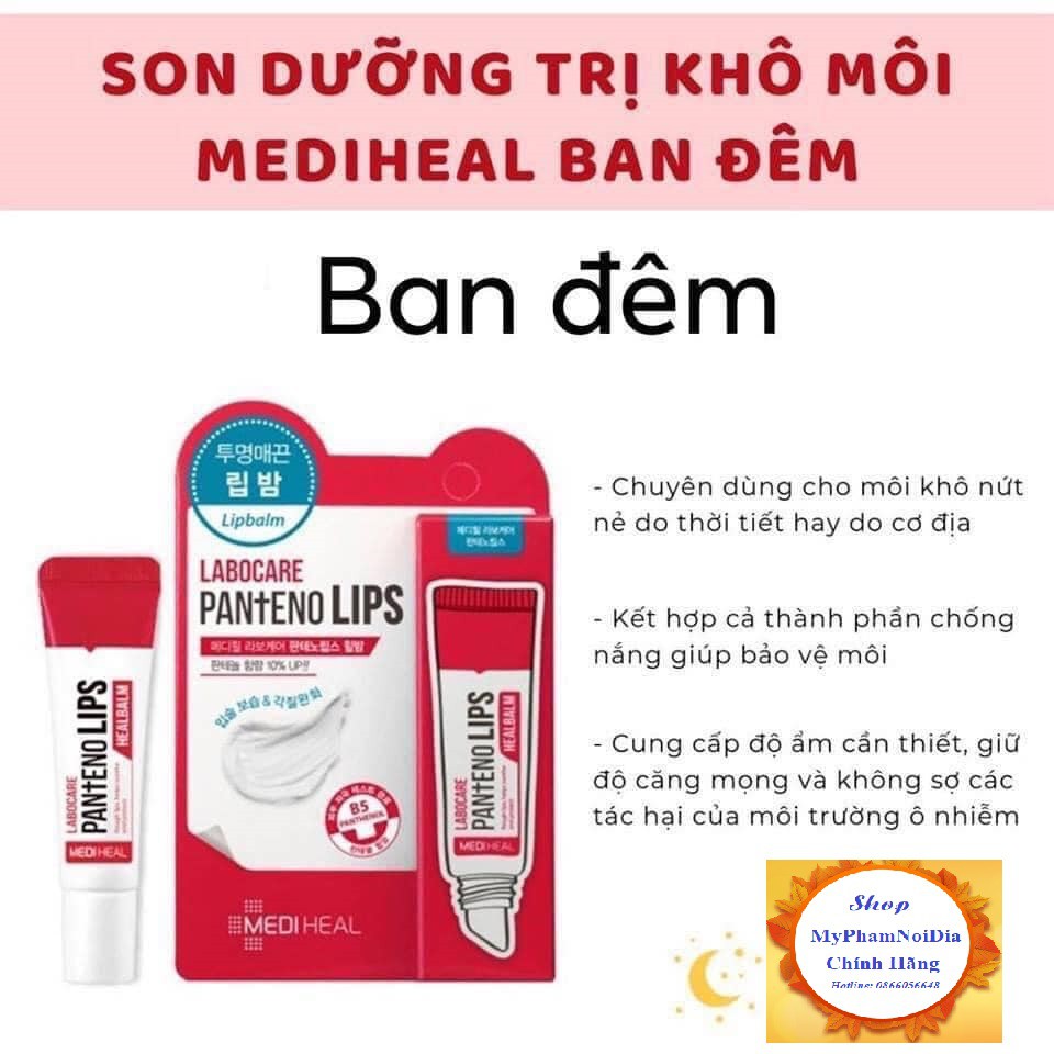Son Dưỡng Môi Hàn Quốc Cải Thiện Nứt Nẻ, Khô Môi, Thâm Môi  Mediheal Labo care Panteno Lips. | BigBuy360 - bigbuy360.vn