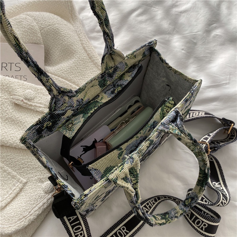 Túi Xách Cỡ Lớn In Họa Tiết Phong Cách Phương Tây Thời Trang Mới Cho Nữ