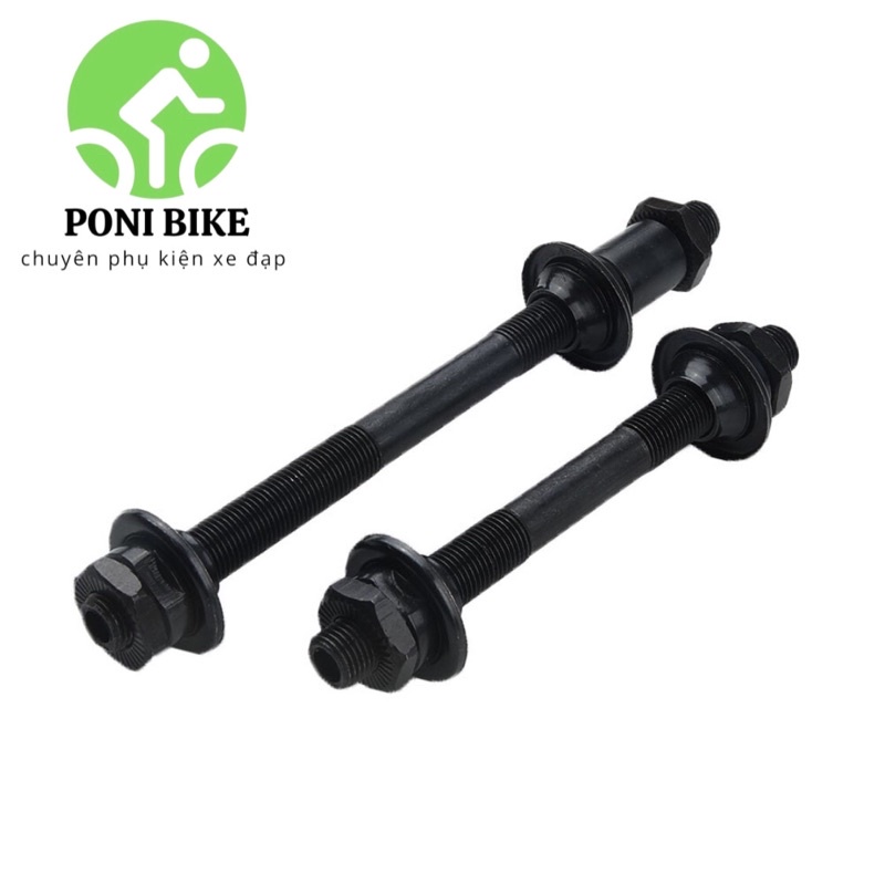 Bộ Trục/cốt rỗng và Ty kẹp cốt bẻ mở nhanh xiêng đùm xe đạp. Có bán tách lẻ