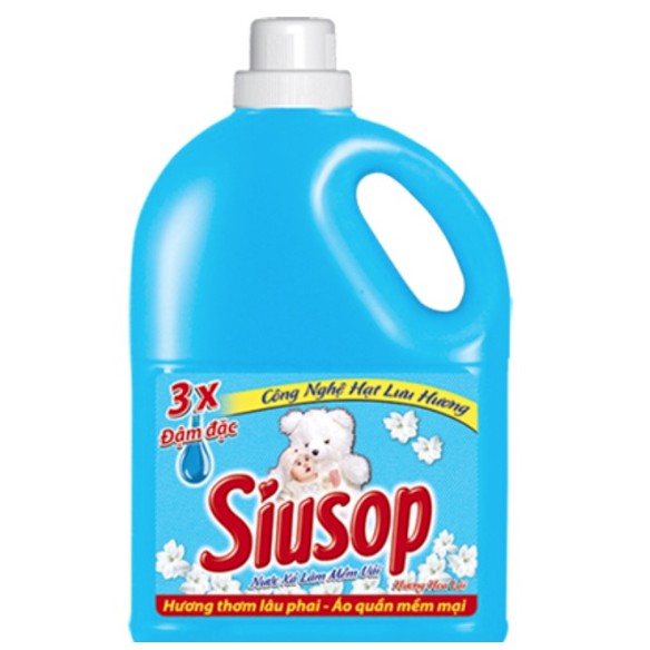 Nước Xả Vải Siusop Hương Hoa Lài Can 3.6kg
